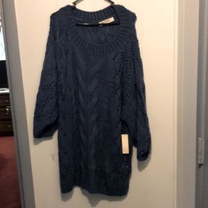 Golden hour bubble sleeve dress